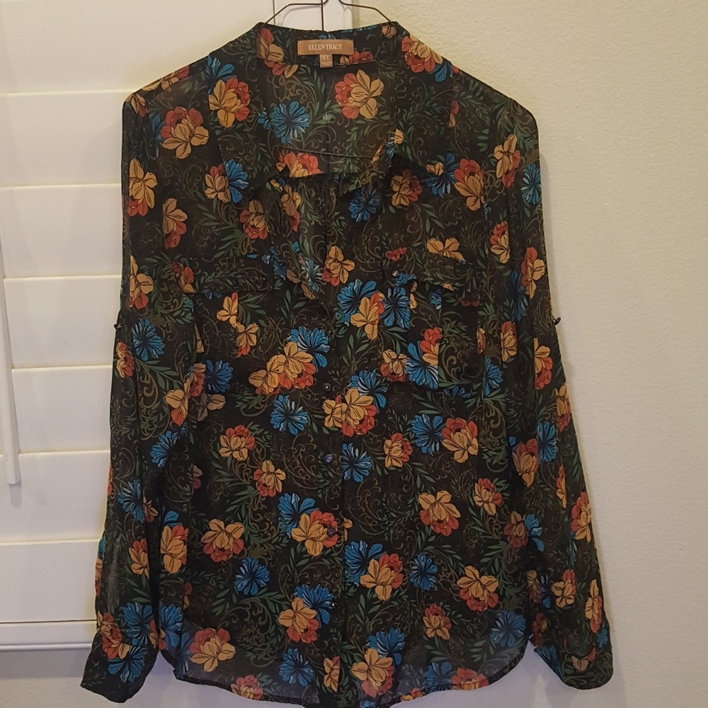 Ellen Tracy Career Blouse 1X